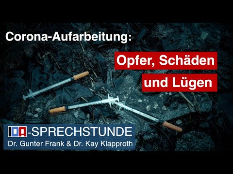 Corona-Aufarbeitung: Opfer, Schäden, Lügen - IDA-Sprechstunde mit Gunter Frank und Kay Klapproth