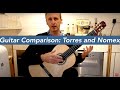 Guitar Basics: two guitars: Torres and Nomex Double Top