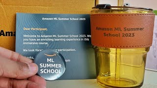 🌟 Amazon ML summer School goodies unboxing 🤩 2023