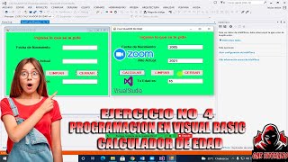 Celebrity EJERCICIO NO 4 // VISUAL BASIC // CALCULADOR DE EDAD//  (CLASE VIRTUAL) Wealth