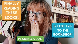 Finally Reading These Books & Last Trip To the Bookshop!  | Reading Vlog