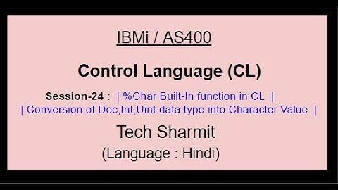 %Char Built-in function in cl program | CL programming | CL program for Beginners |
