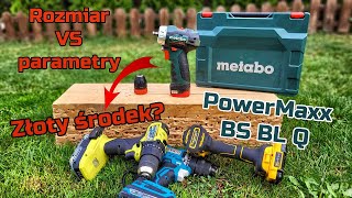 Metabo PowerMaxx BS BL Q  - TEST Wkrętarki Bezszczotkowej 12V z Systemem QUICK