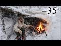 Surviving the COLDEST night of the year | No sleeping bag -35º