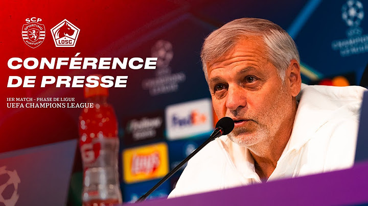 UEFA Champions League : Le résumé vidéo de la conférence de presse avant Sporting CP - LOSC 🎙️