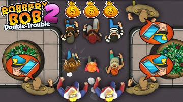 Robbery Bob 2 - All Costumes Funny Gameplay Part 192