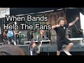 When Bands Help The Fans