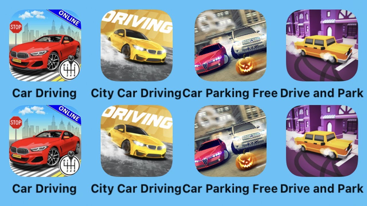 Car Driving, City Car Driving, Car Parking Free and More Car Games iPad