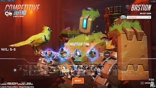 20K DMG! BASTIONMAIN CARRY BASTION - OVERWATCH 2 TOP 500 SEASON 6