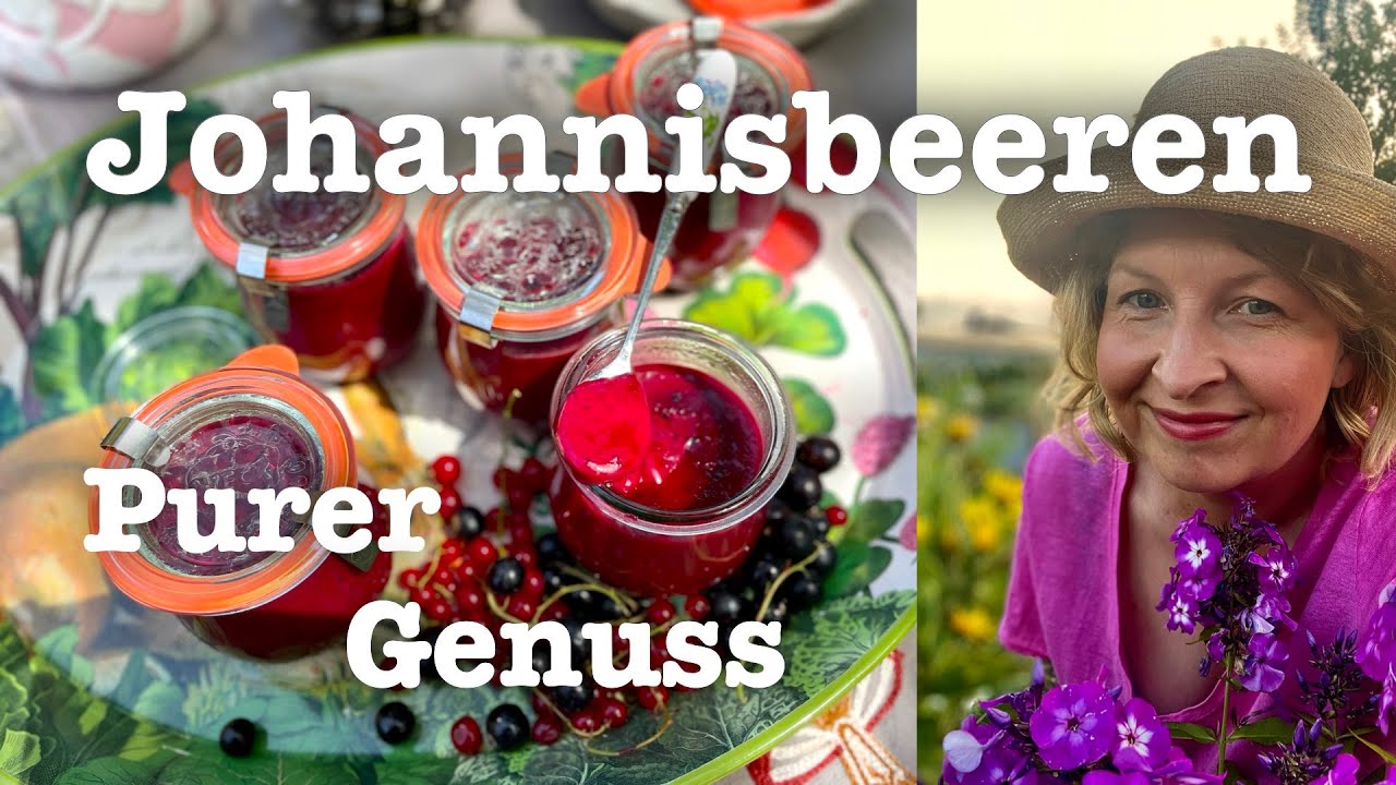 #48 Johannisbeeren für den Vorrat 🍇 Vier Beerenstarke Rezepte 🍰  aus dem Selbstversorger Garten