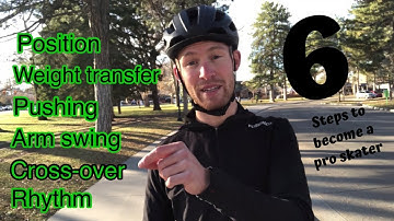 The 6 Steps to become a pro skater - Exercises to learn inline skating