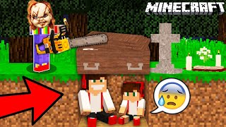 GPLAY CHOWA SIĘ PRZED LALECZKĄ CHUCKY W MINECRAFT?! screenshot 3