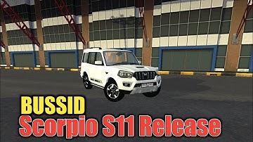 Mahindra Scorpio Classic S11 Mod Released | Bus Simulatore Indonesia | OnRoad KinG