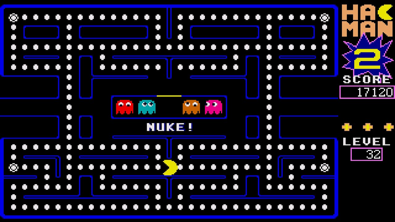 ATARI ST NUKE! RETURN TO NEST & RED BRUCE IS FAST LEVEL 32 HACK HACMAN II HAC MAN 2 PACMAN PAC MAN C