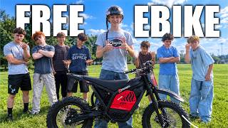 10 Kids Compete For $1,000 E-Bike