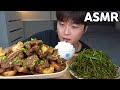 [와차밥] LA갈비 부추무침 먹방 요리 레시피 LA Galbi(Beef rib) MUKBANG ASMR REAL SOUND EATING SHOW COOKING RECIPE