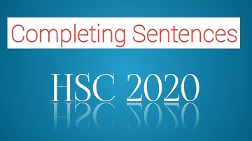 HSC || Completing Sentence Short cut Rules. Part-1