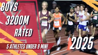 2025 Tf - Arcadia Invitational - Boys Rated 3200M