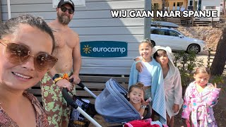 VAKANTIE NAAR SPANJE COSTA BRAVA 🇪🇸 VERTREK EN AANKOMST #europareis #eurocamp