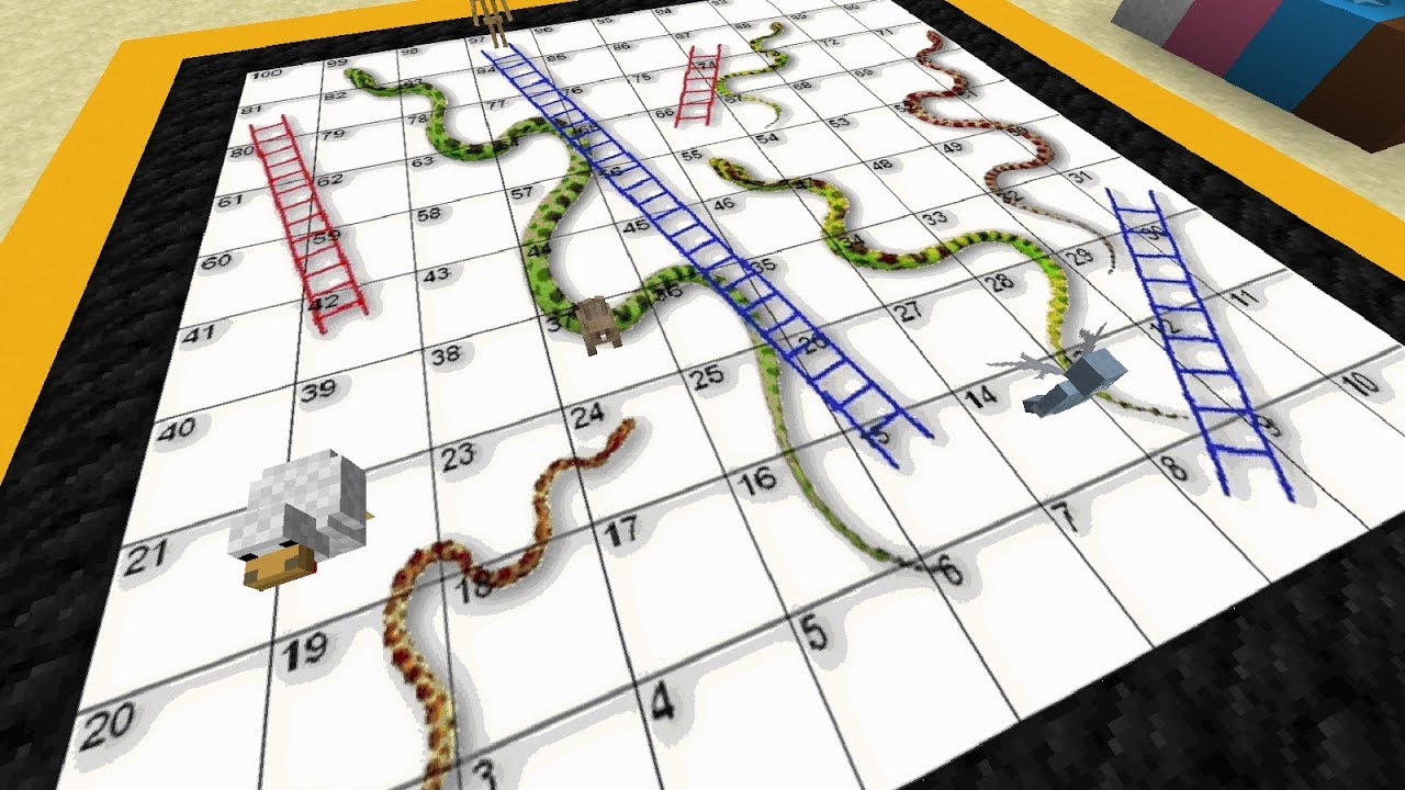 Snakes and Ladders in Minecraft! Snapshot 18w03b YouTube