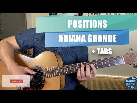 Positions - Ariana Grande - Guitar Lesson - Tutorial - How To Play