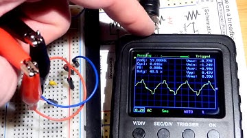 How to use electronics smoothing capacitors to remove small stray signals