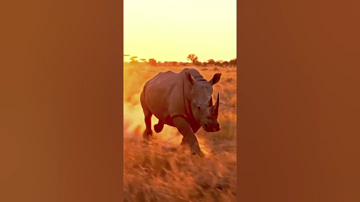 Unlikely Guardian: Rhino Defends Zebra from Predators