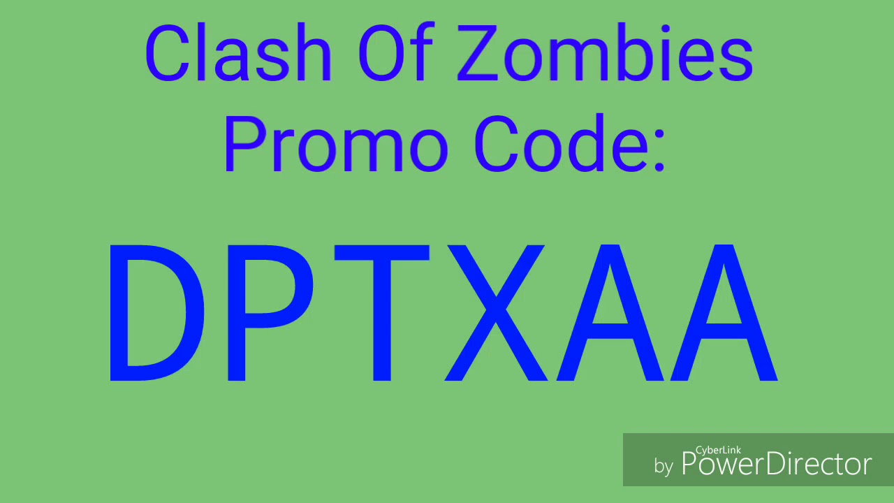 Clash Of Zombies Promo Code July 2018