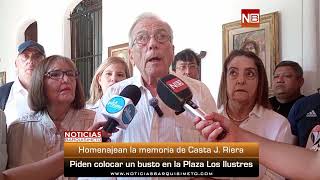 Piden Incluir A Casta J. Riera En La Plaza Los Ilustres