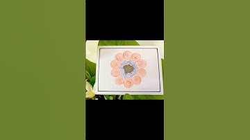 “12 seconds of pure Zentangle calm. No erasers, just flow.”#artistonyoutube  #doodlecommunity