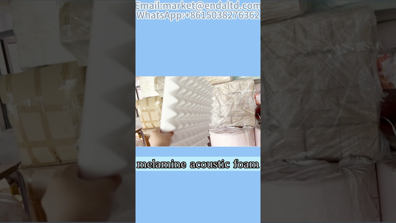 Customized melamine acoustic foam in various shapes 