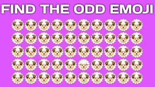 FIND THE ODD EMOJI 🐏🐑(Emoji Quiz)