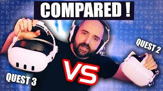 Meta Quest 3 VS Quest 2 - Save Or Go All in ? ┃ visual Quality Review for PC VR Net Worth
