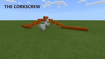 Minecraft Roller Coaster Elements tutorial: The Corkscrew