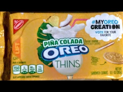 Nabisco Pina Colada Oreo Thins