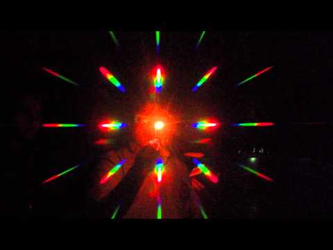 Lighting a Match Viewed Through Diffraction Grating Lenses 2013-04-09