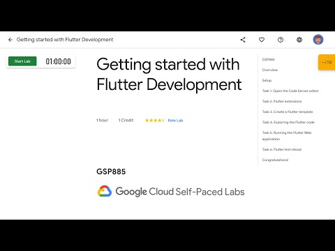Getting started with Flutter Development GSP885
