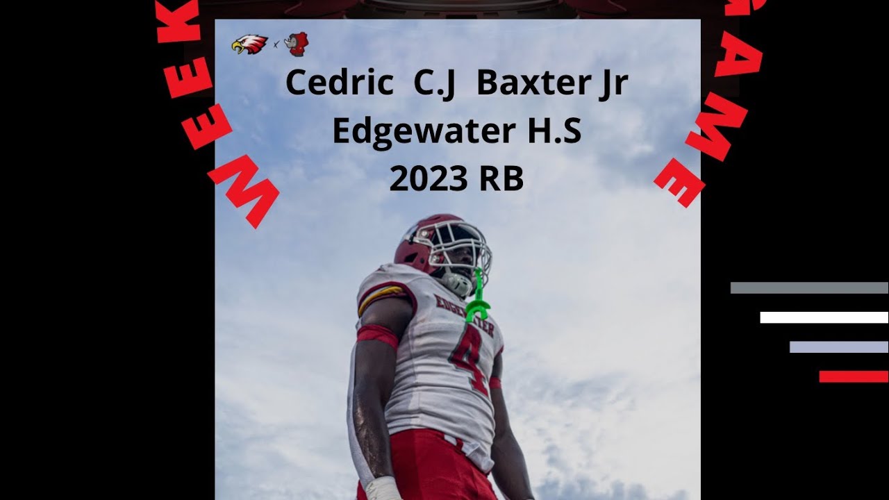 Week 3 Player of the Game Cedric “C4” Baxter Jr.