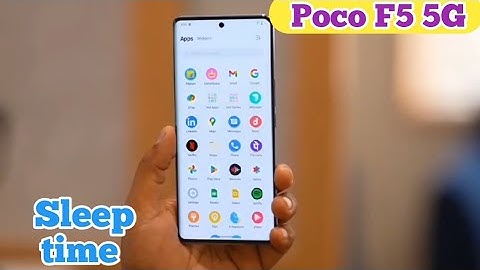 How To Change Lock Screen Time In Poco F5 5G, Auto Screen Off In Poco F5 5G, Sleep Time
