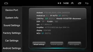 Renault duster and kwid canbus settings screenshot 5