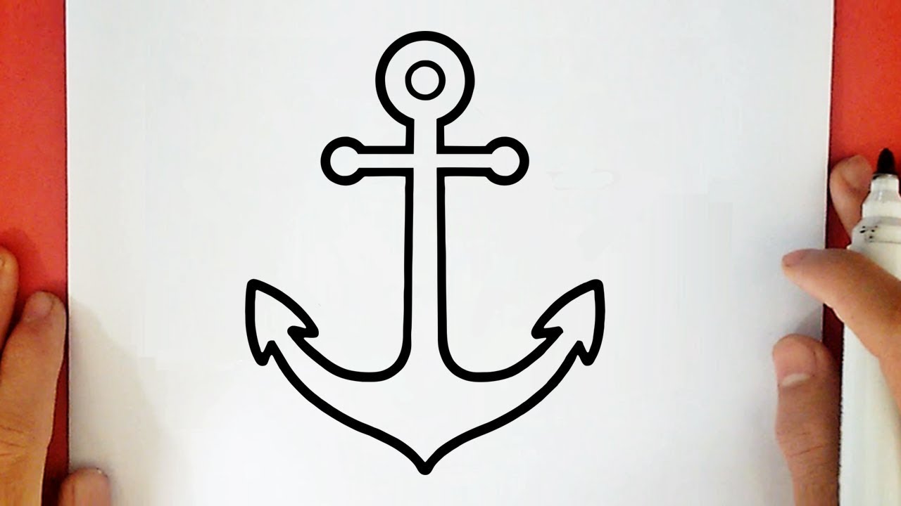 Anchor Drawings With Banner