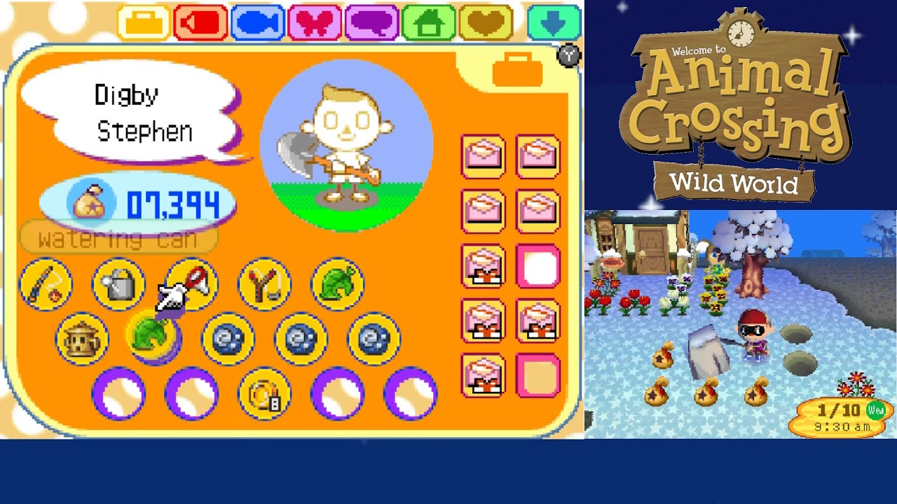 Animal Crossing Wild World Action Replay Codes Let's Play Animal Crossing Wild World Day 51 - YouTube