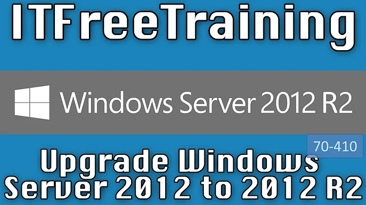 Upgrade Windows Server 2012 to 2012 R2