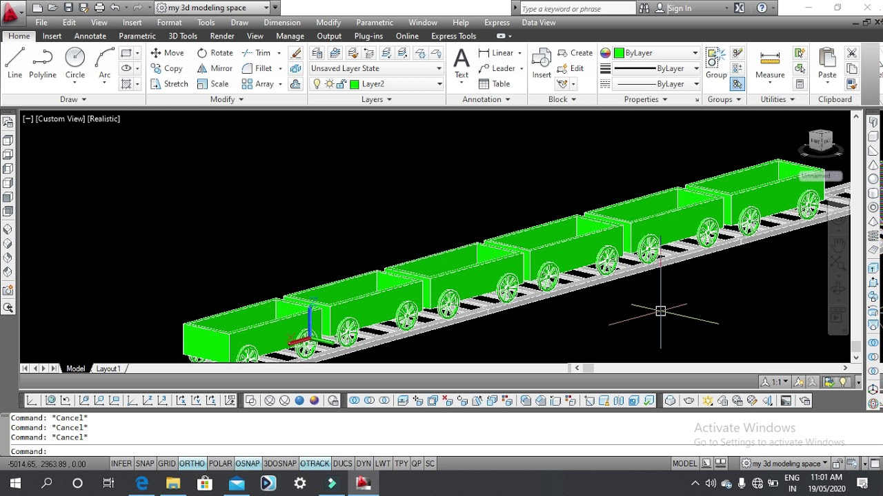 Autocad Move Gizmo Not Showing