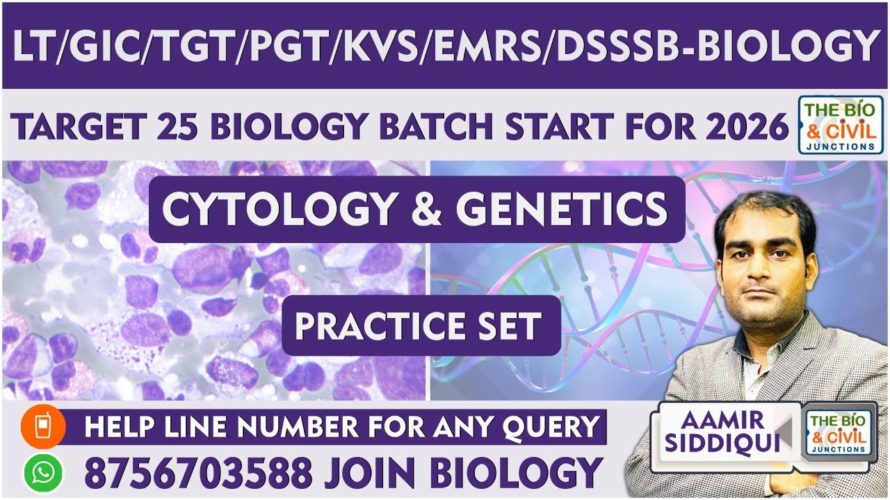#LT_GIC_TGT_PGT_KVS_NVS_EMRS_DSSSB_BIOLOGY