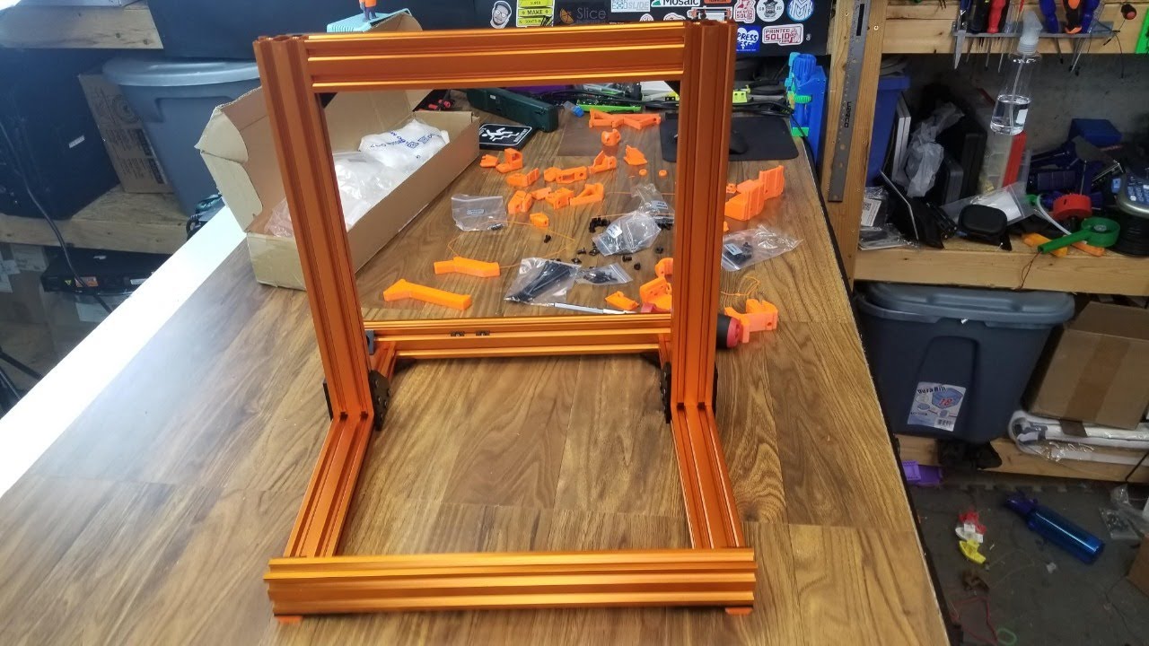 Starts 1:53 - Prusa Bear 3D Printer Build - Orange Juicsa - Part 2 ...