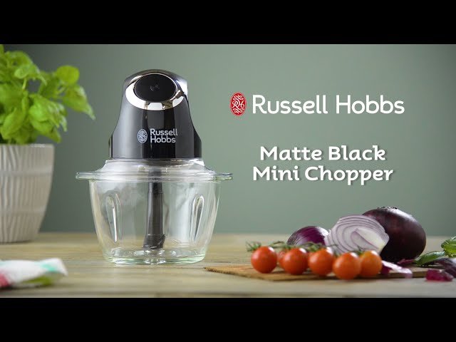 Russell Hobbs Desire Matte Black Mini Chopper - YouTube