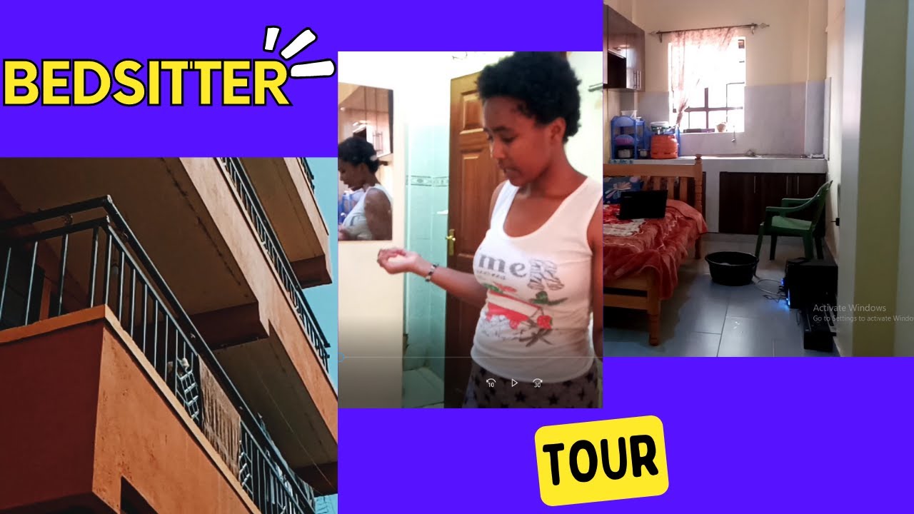 MY APARTMENT BEDSITTER HOUSE TOUR//DETAILED//THIKA KENYA//CLEAN WITH ME