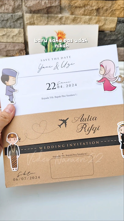 Sliding wedding invitation unique pull wedding invitation Buy now click the basket in the video 👆👆👆