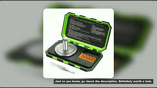 0.001g 50g Mini Digital Scale Jewelry Milligram Scales Portable Kitchen Baking Scale with Calibratio